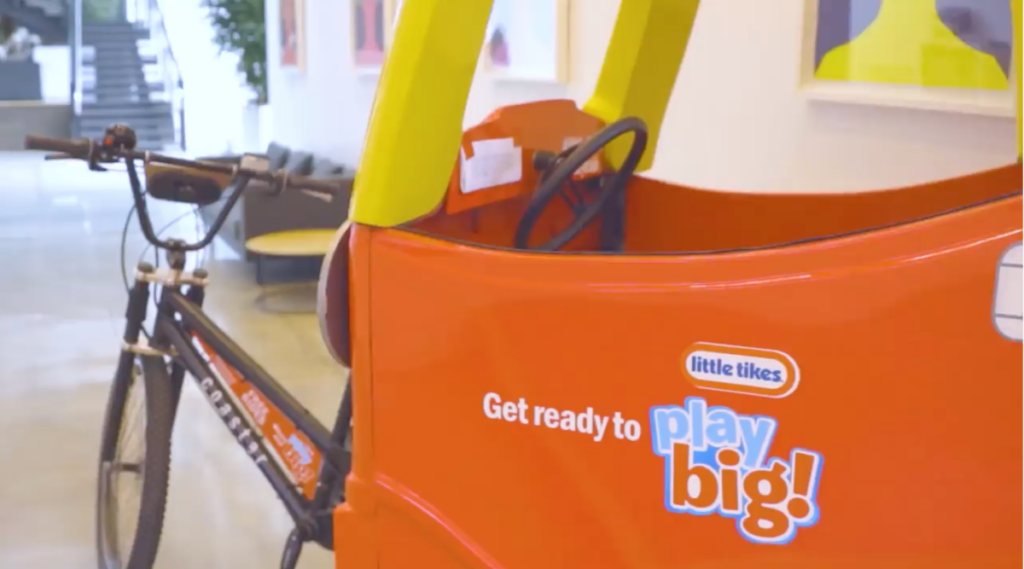 Little Tikes Play Big Bike in the MGA Lobby