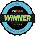 A Pop Insider Top gifts for kids award badge.