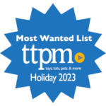 A ttpm Holiday 2023 Most Wanted List award badge