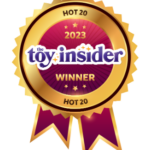 A 2023 Toy Insider Hot 20 Award Badge