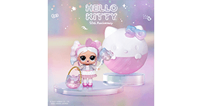 An LOL Surprise and Hello Kitty crossover set!